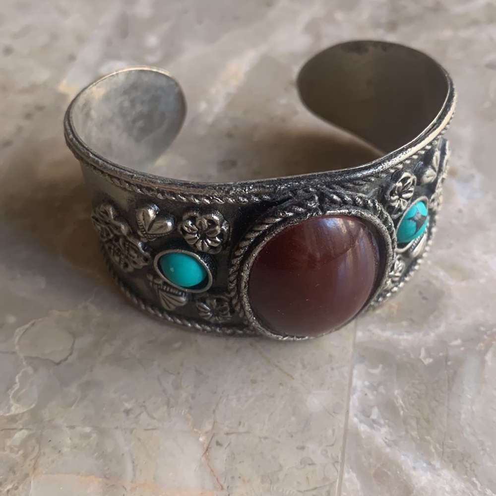 Stones Cuff Bangle - image 1